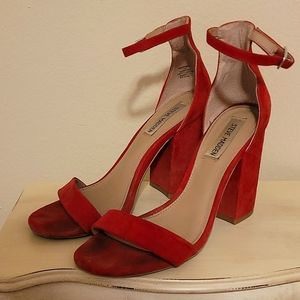 Steve Madden Heels, 7.5, Red
